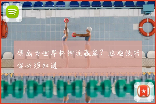 想成为世界杯押注赢家？这些技巧你必须知道